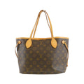 Louis Vuitton Brown Coated Canvas Handbag