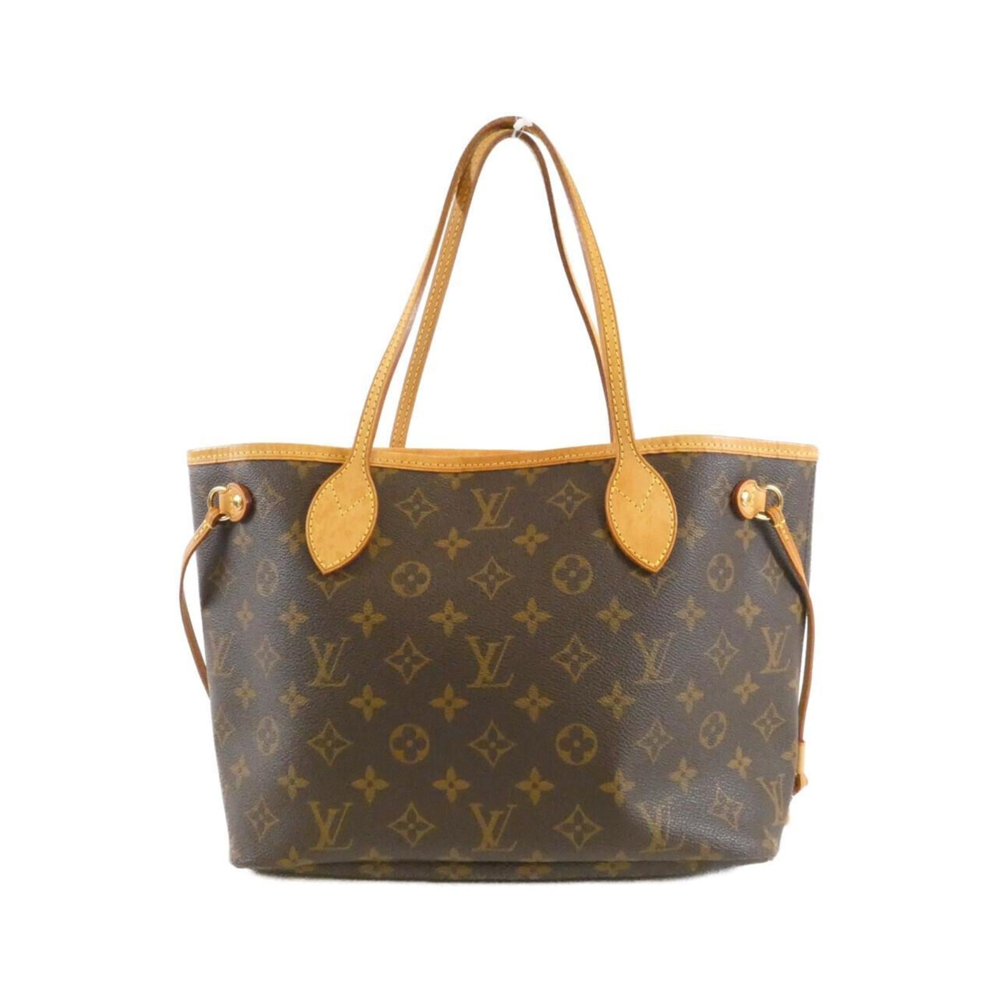 Louis Vuitton Brown Coated Canvas Handbag