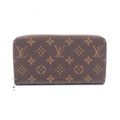 Louis Vuitton Brown Light Blue Monogram Coated Canvas Long Wallet