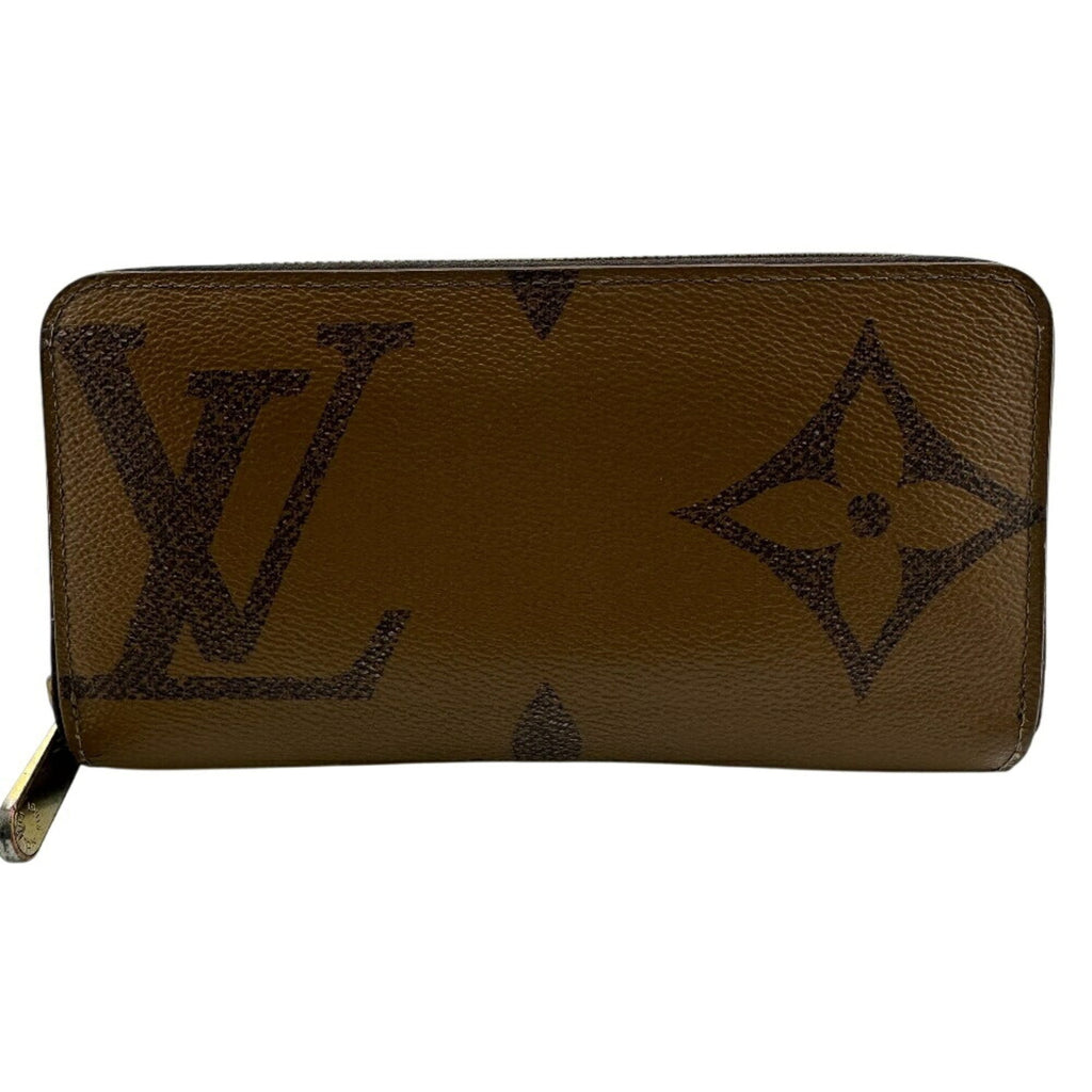 Louis Vuitton Brown Leather Long Wallet