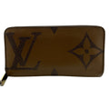 Louis Vuitton Brown Leather Long Wallet