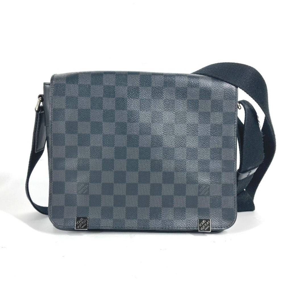 Louis Vuitton Black Damier Graphite Shoulder Bag