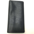 Louis Vuitton Navy Epi Leather Long Wallet