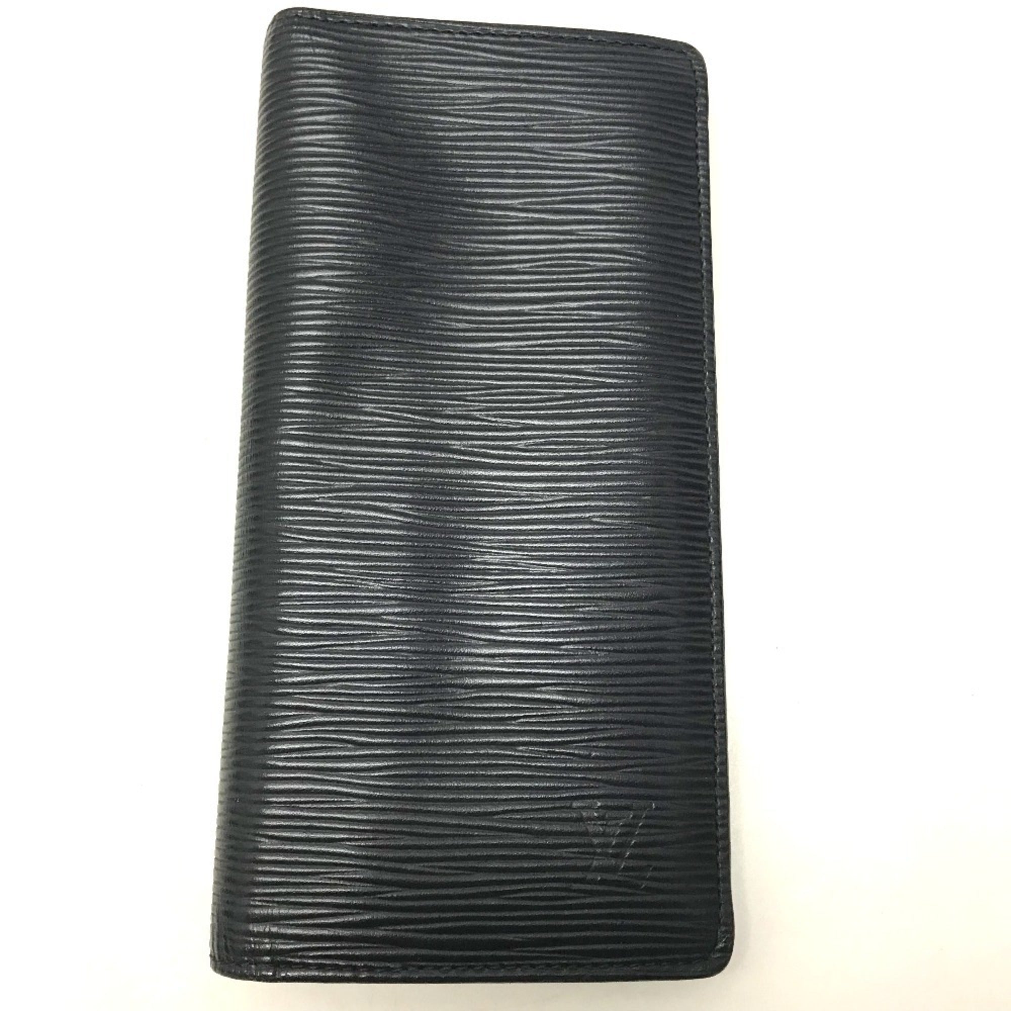 Louis Vuitton Navy Epi Leather Long Wallet