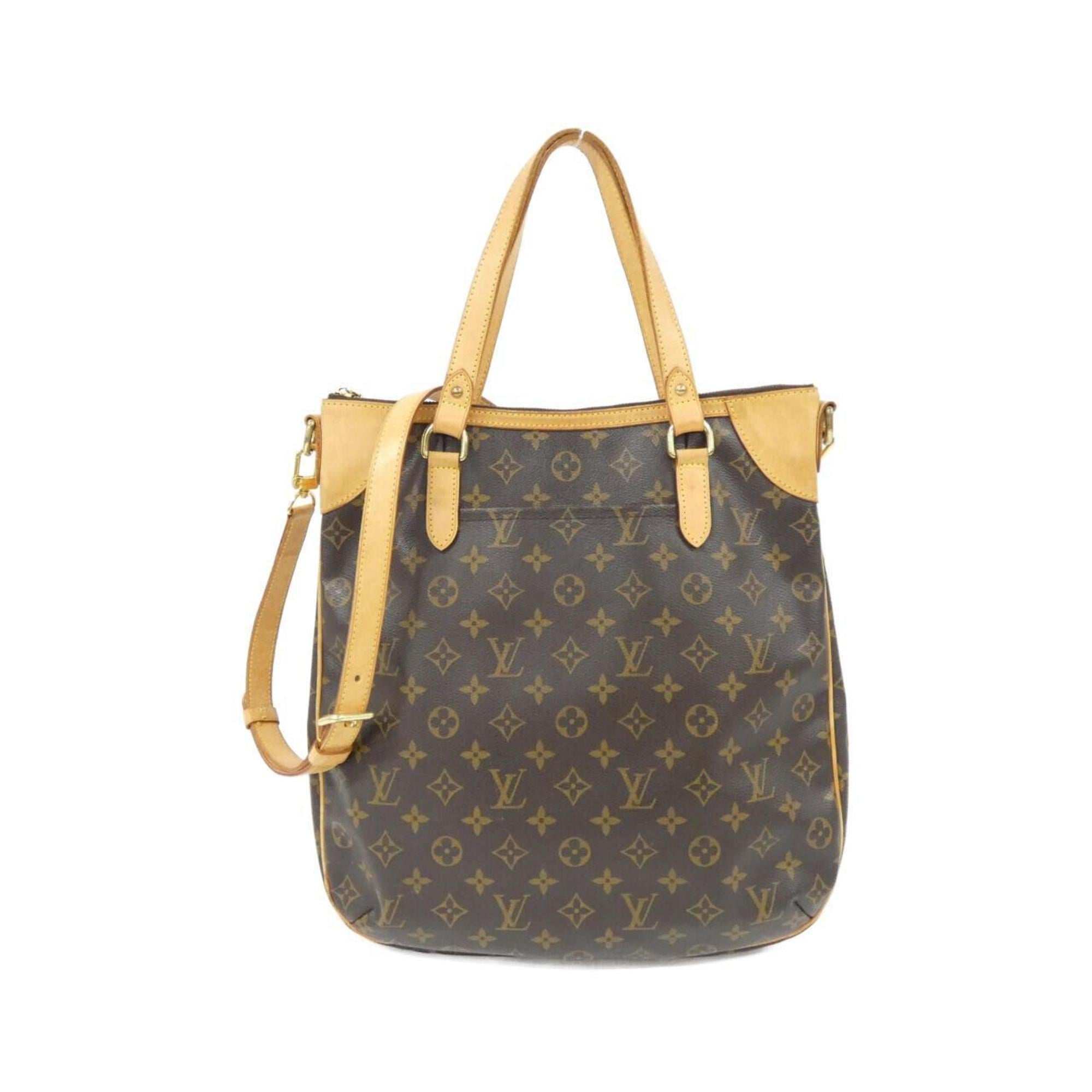 Louis Vuitton Brown Coated Canvas Handbag