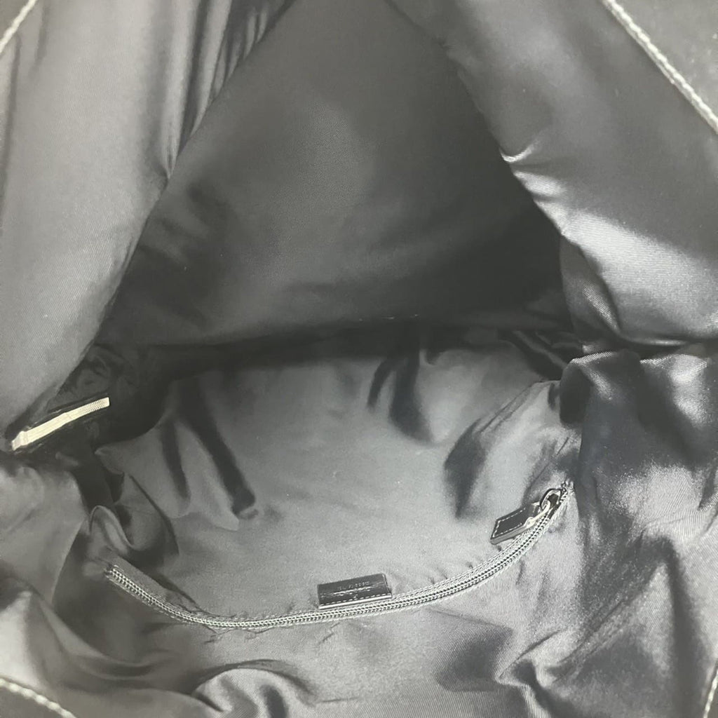 Gucci Black Canvas Backpack (Pre-Owned)