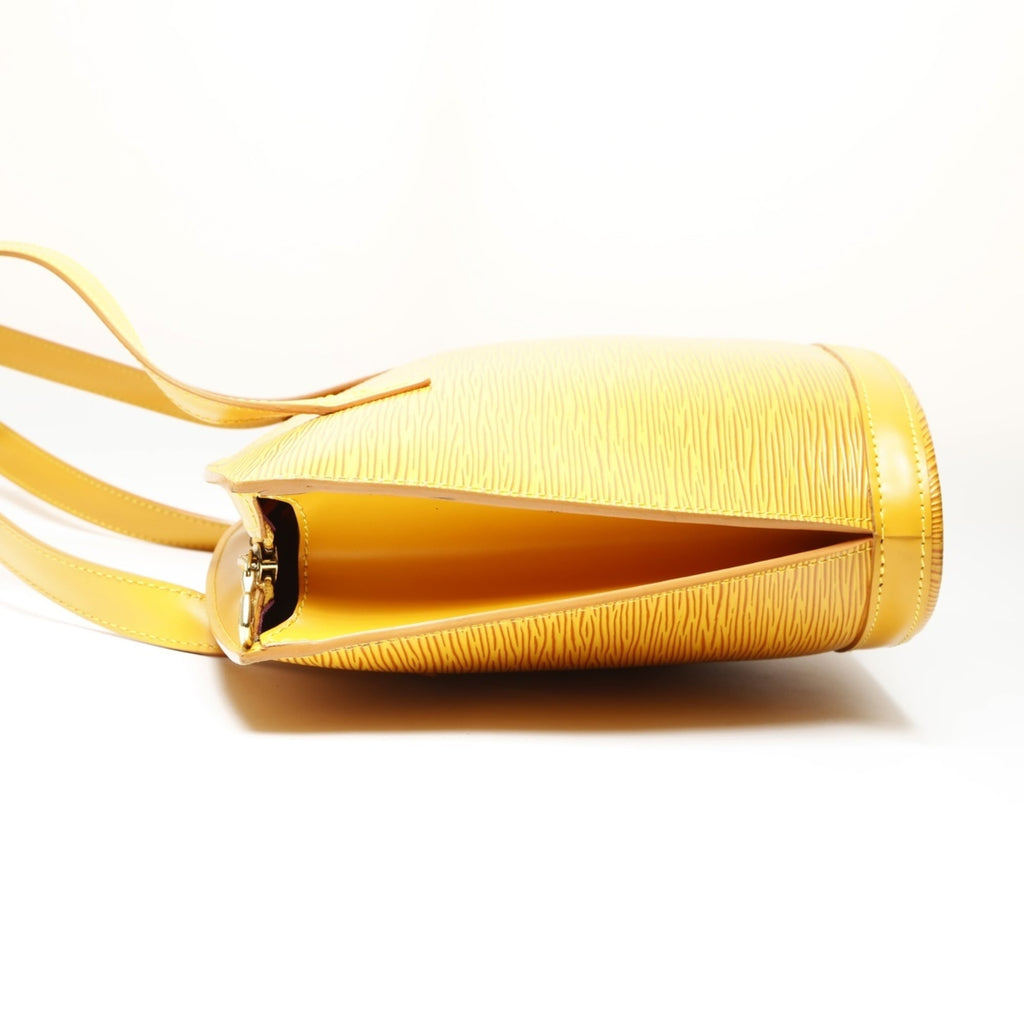 Louis Vuitton Epi Yellow Epi Leather Shoulder Bag