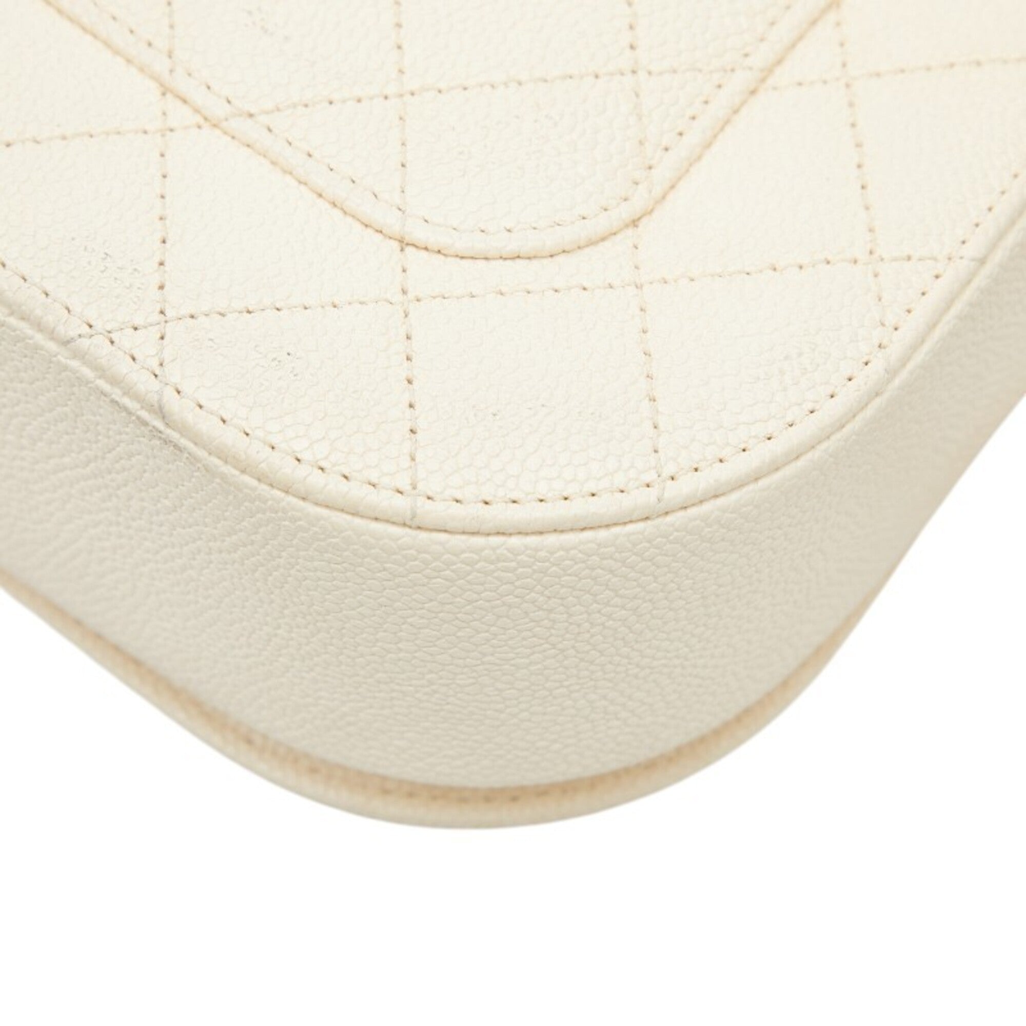Chanel Beige Grained Calfskin Shopping Bag