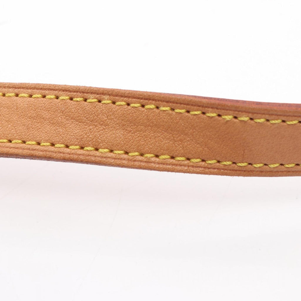 Louis Vuitton Brown Coated Canvas Leather Shoulder Bag