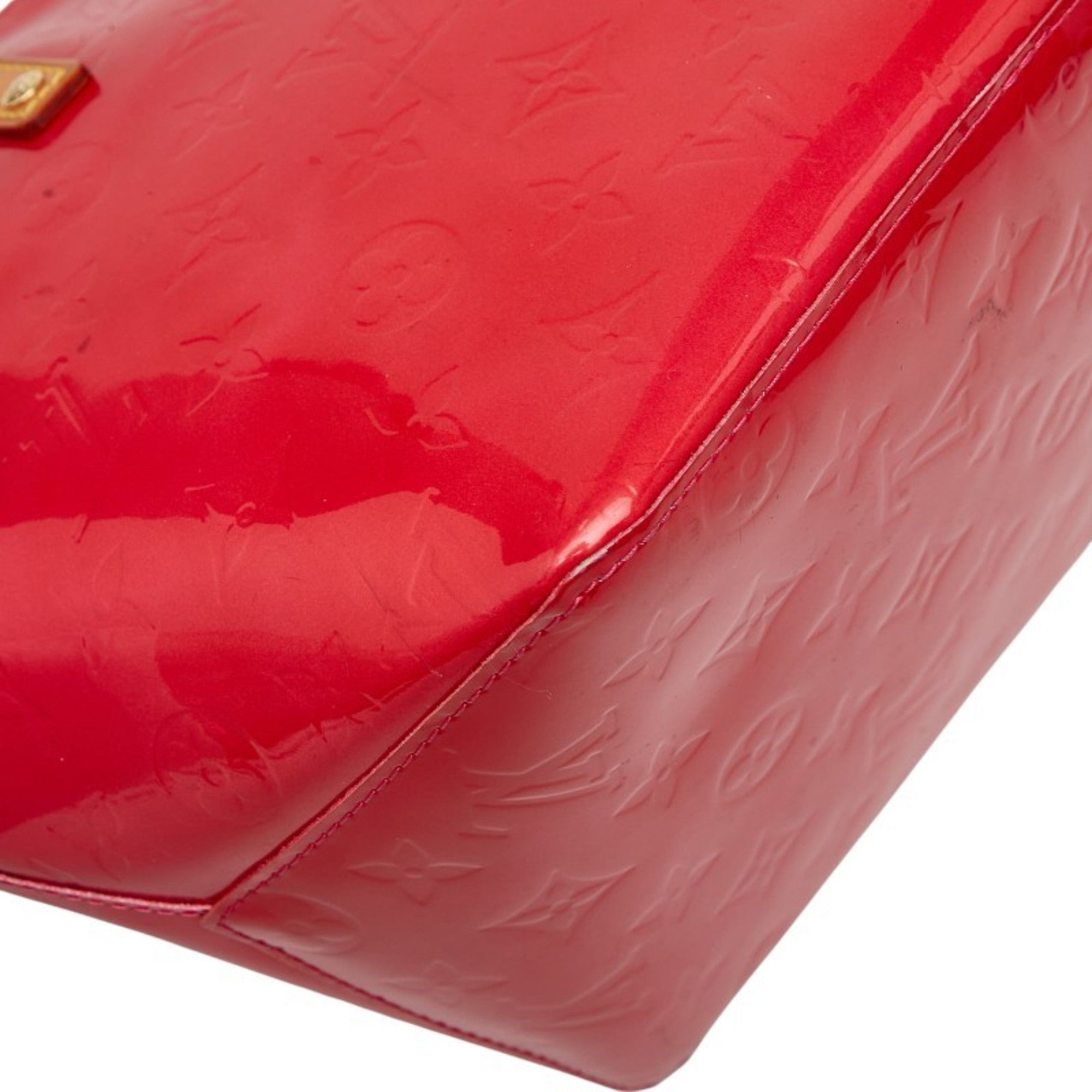 Louis Vuitton Monogram Vernis Rose Pop Patent Leather Handbag
