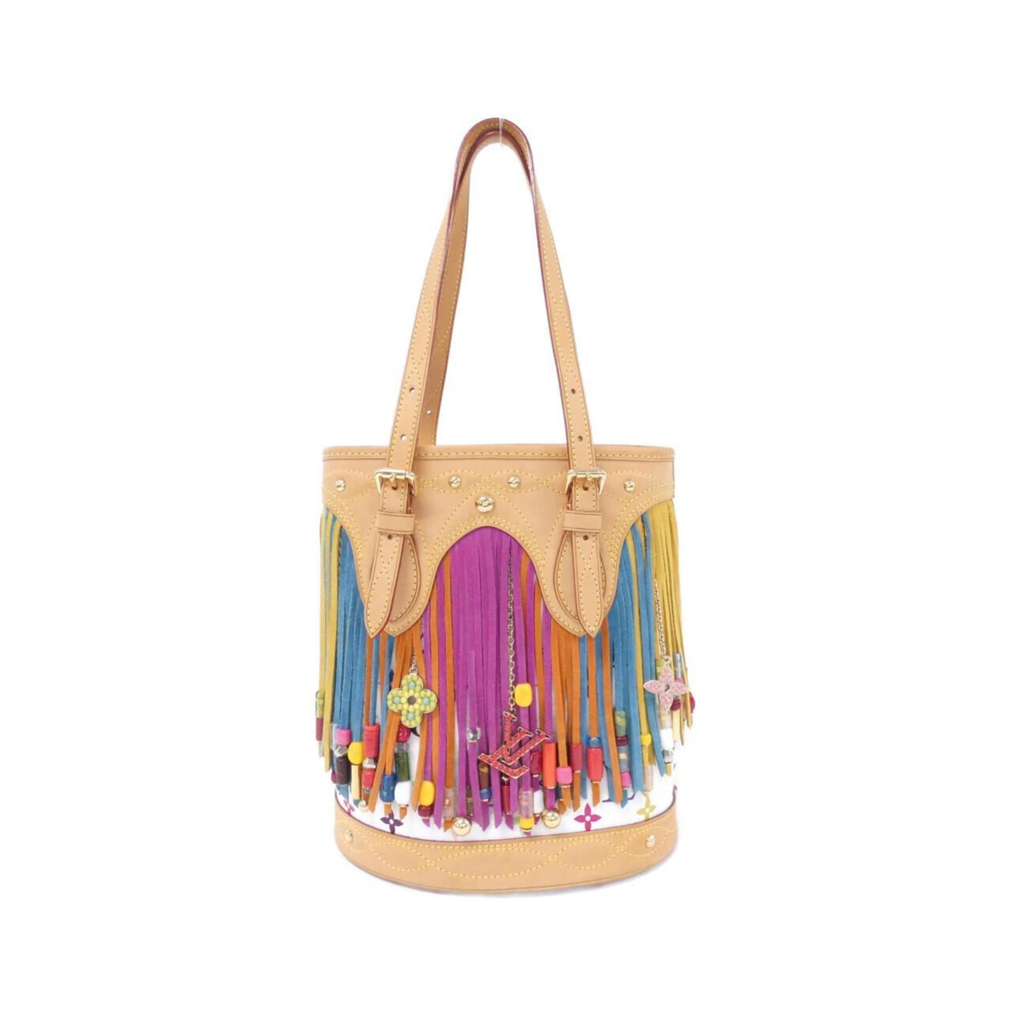 Louis Vuitton Multi-Color White Monogram Multicolore Handbag