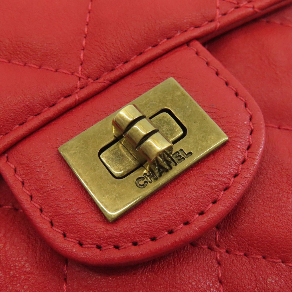 Chanel Red Color Leather Wallet (Bi-Fold)