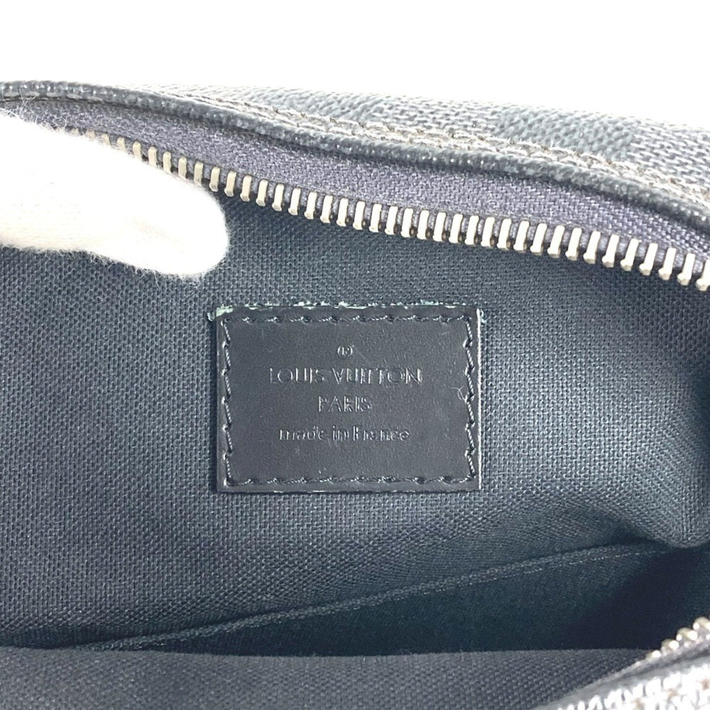 Louis Vuitton Black Damier Graphite Damier Graphite Pochette Shoulder Bag