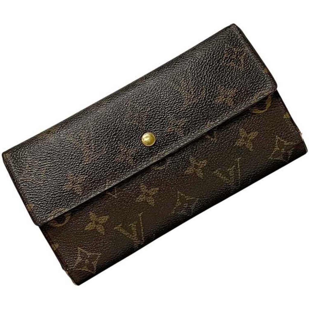 Louis Vuitton Brown Monogram Monogram Long Wallet (Tri-Fold)
