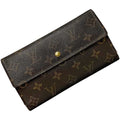 Louis Vuitton Brown Monogram Monogram Long Wallet (Tri-Fold)