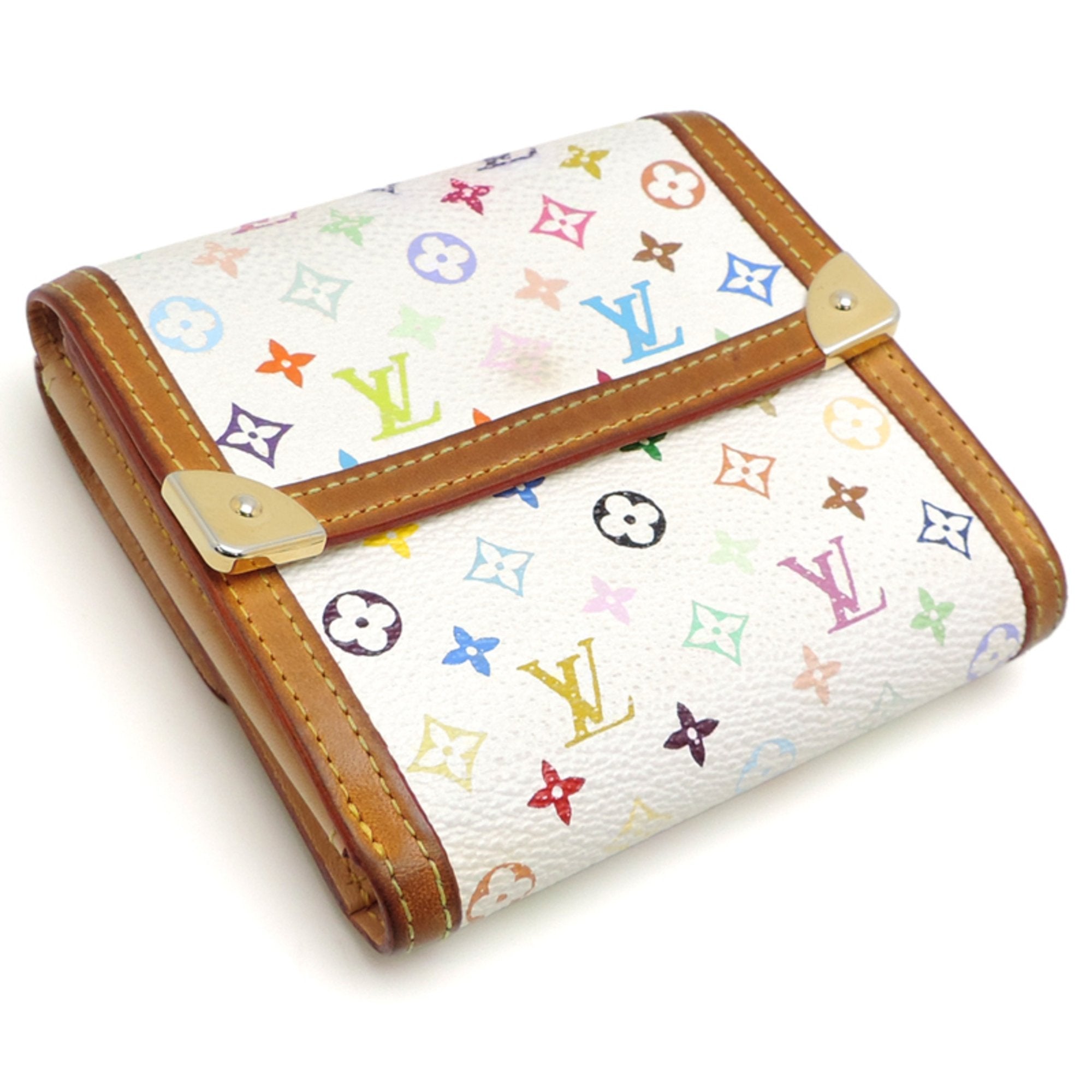 Louis Vuitton Monogram Multicolore Blanc Multi-Color Monogram Multicolore Wallet