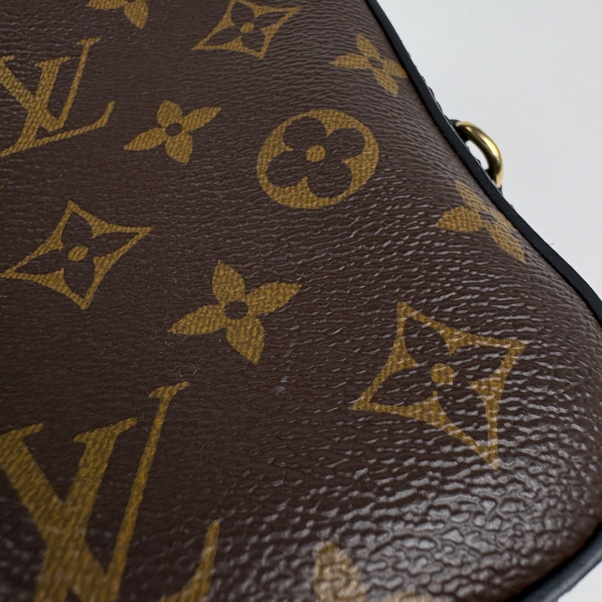 Louis Vuitton Black Brown Noir Monogram Shoulder Bag