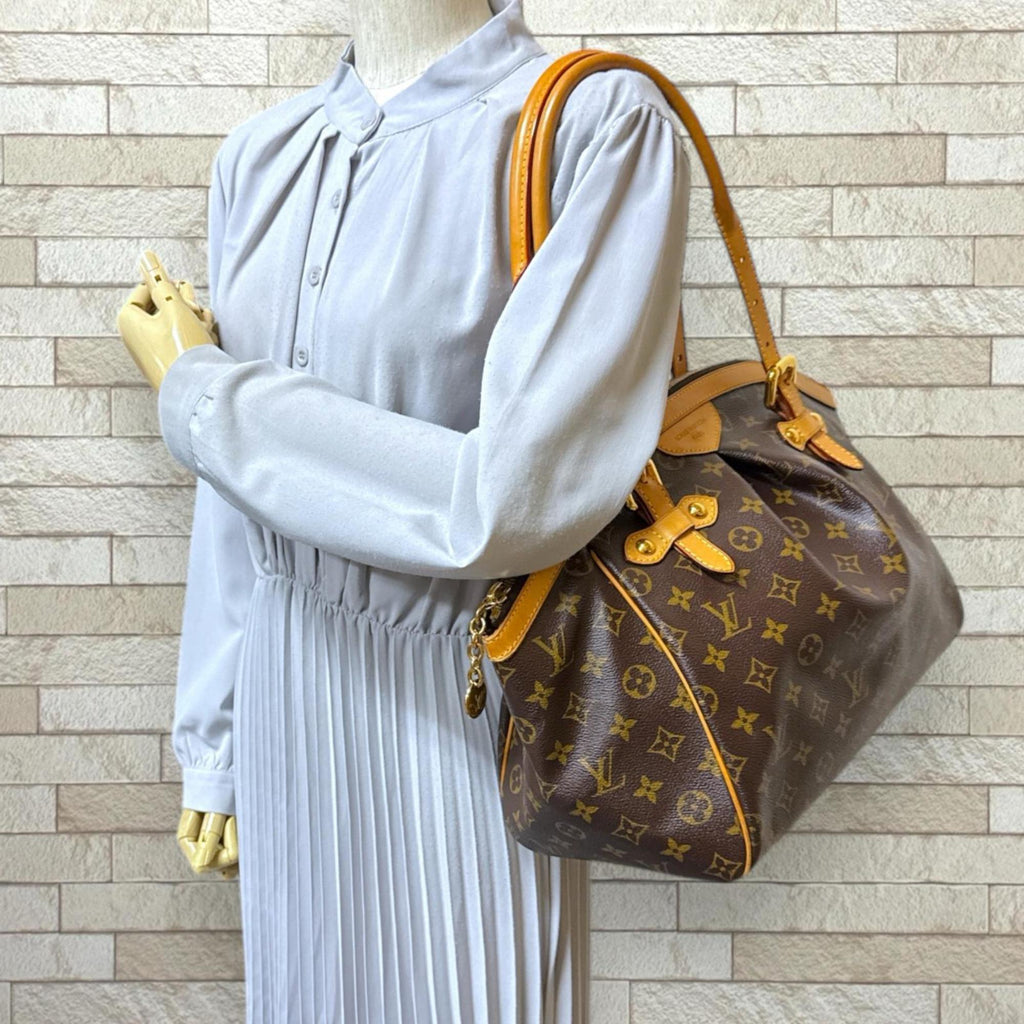 Louis Vuitton Brown Monogram Tote Bag