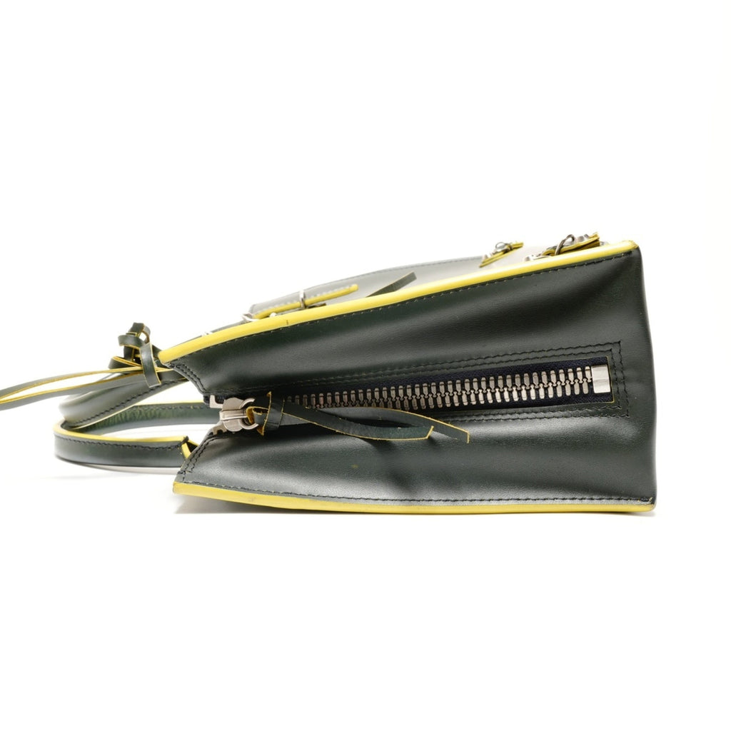 Balenciaga Green Leather Hand