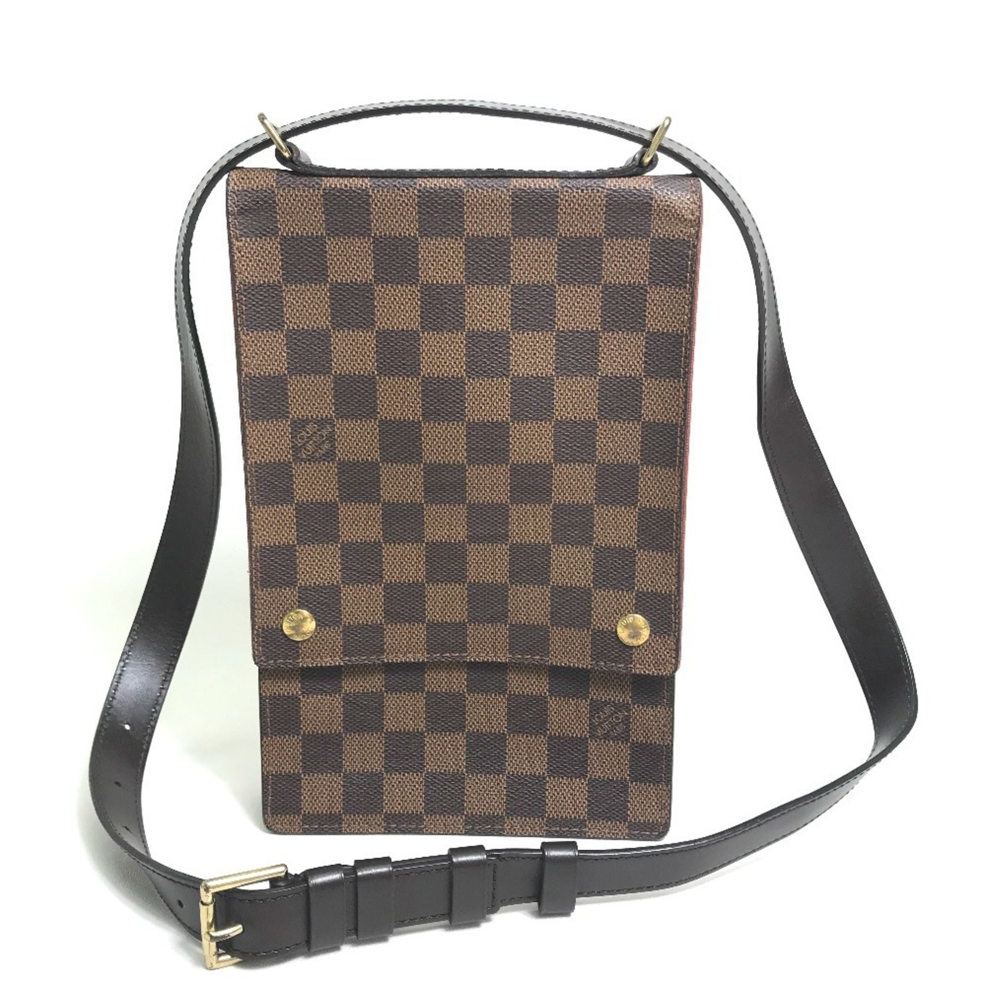 Louis Vuitton Brown Damier Canvas Ebene Damier Canvas Pochette Shoulder Bag