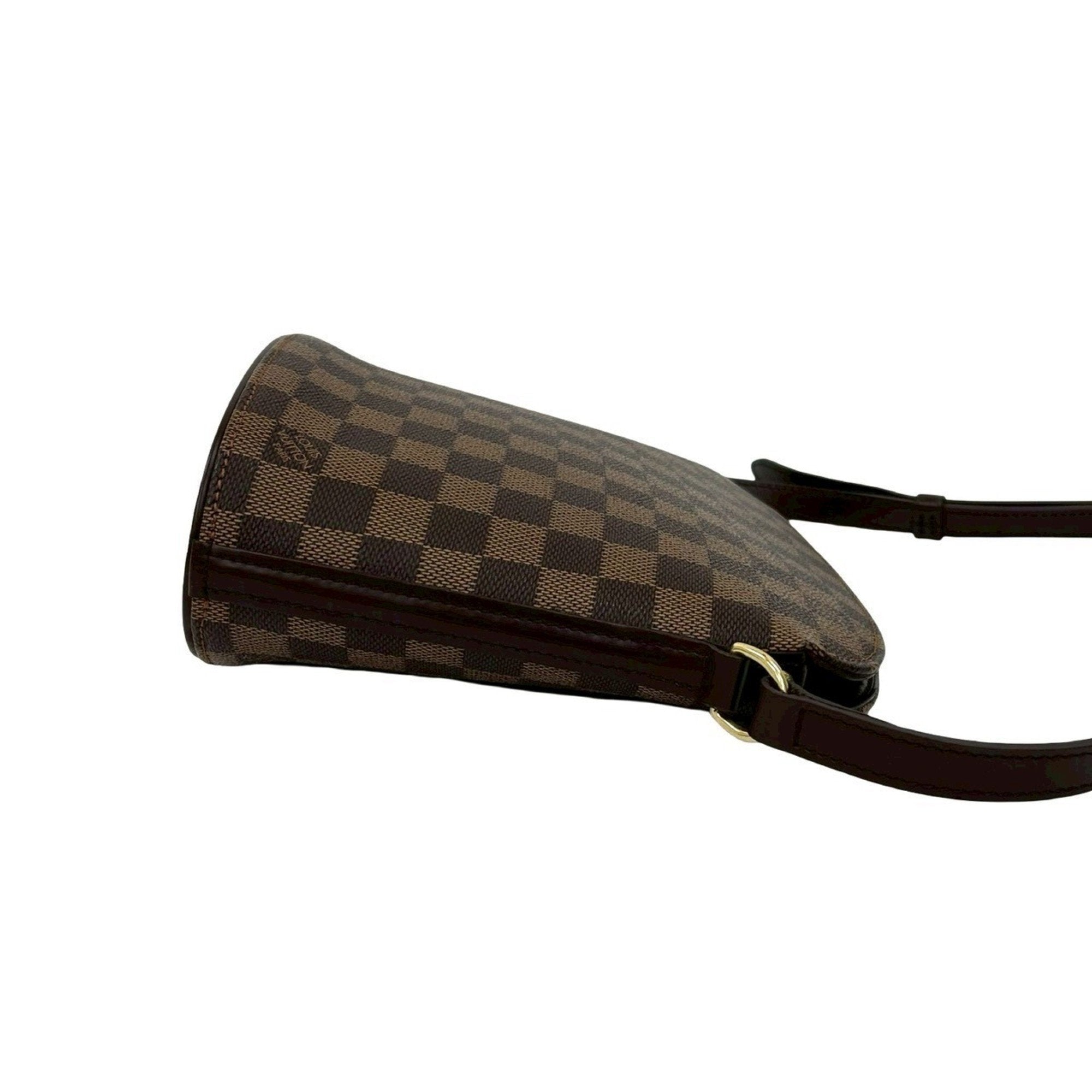 Louis Vuitton Brown Leather Pvc Pochette Shoulder Bag