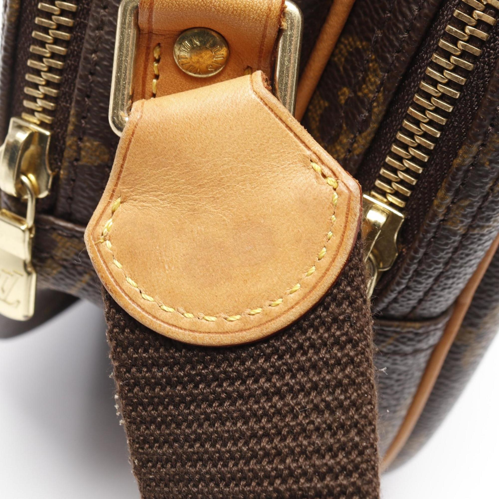 Louis Vuitton Brown Monogram Coated Canvas Shoulder Bag