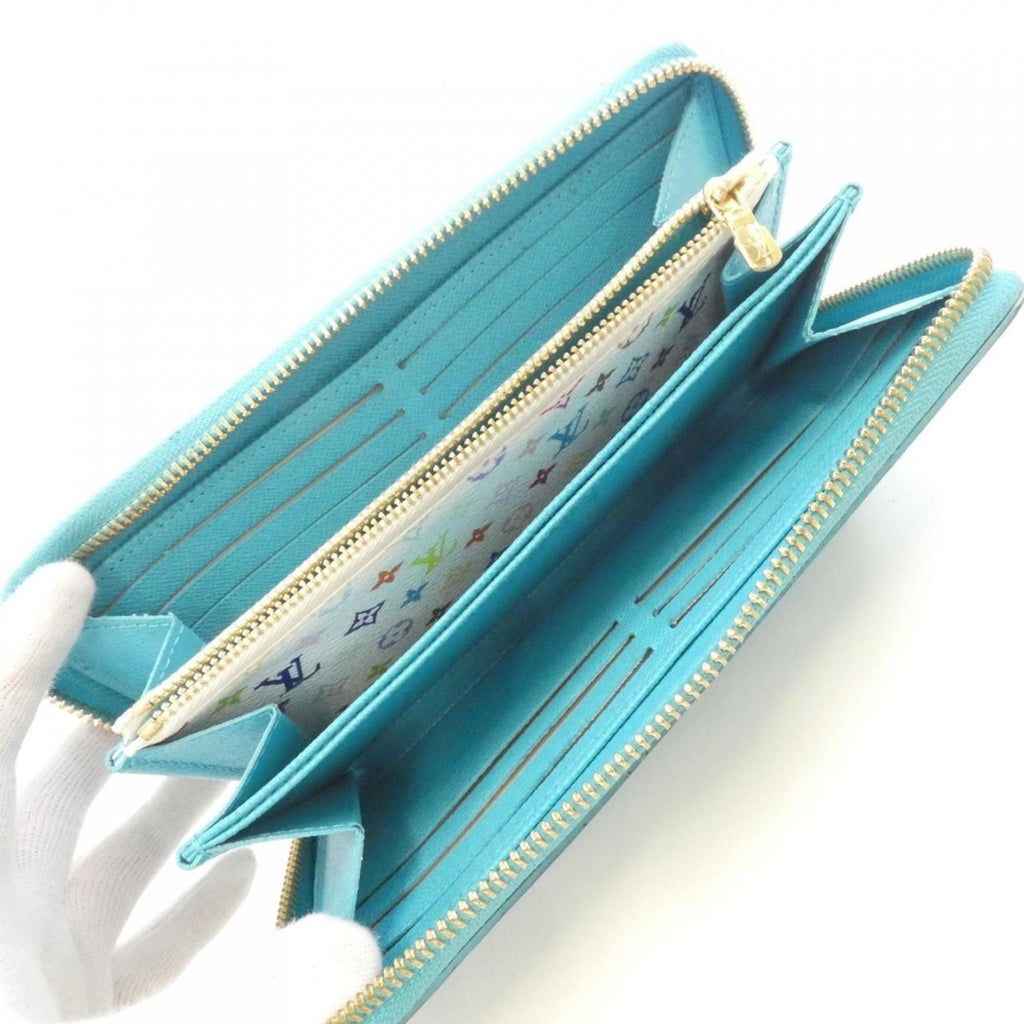 Louis Vuitton Blue Leather Long Wallet