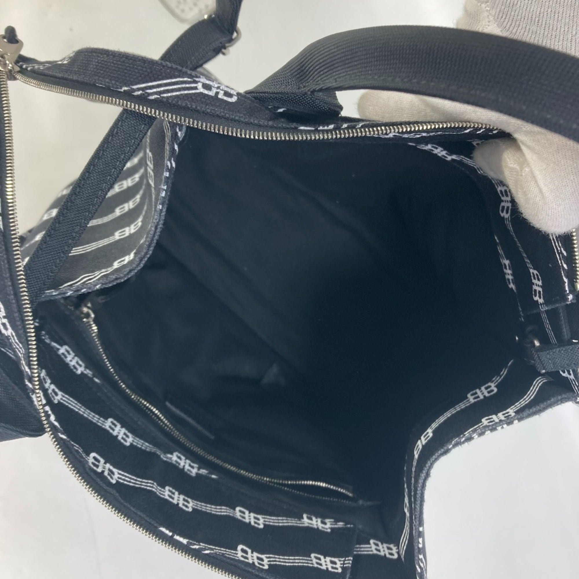Balenciaga Black Cloth Hand