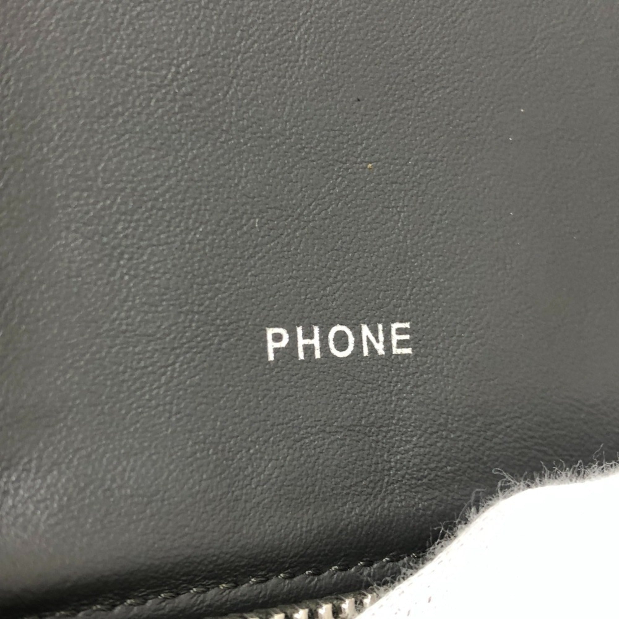 Fendi Gray Leather Long Wallet (Bi-Fold)