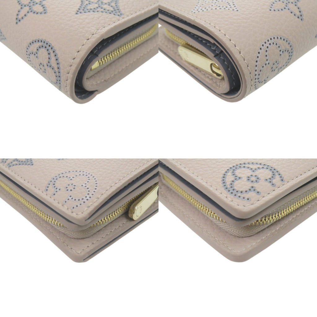 Louis Vuitton Blue Pink Mahina Leather Wallet