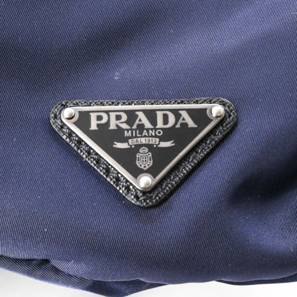 Prada Navy Nylon Backpack