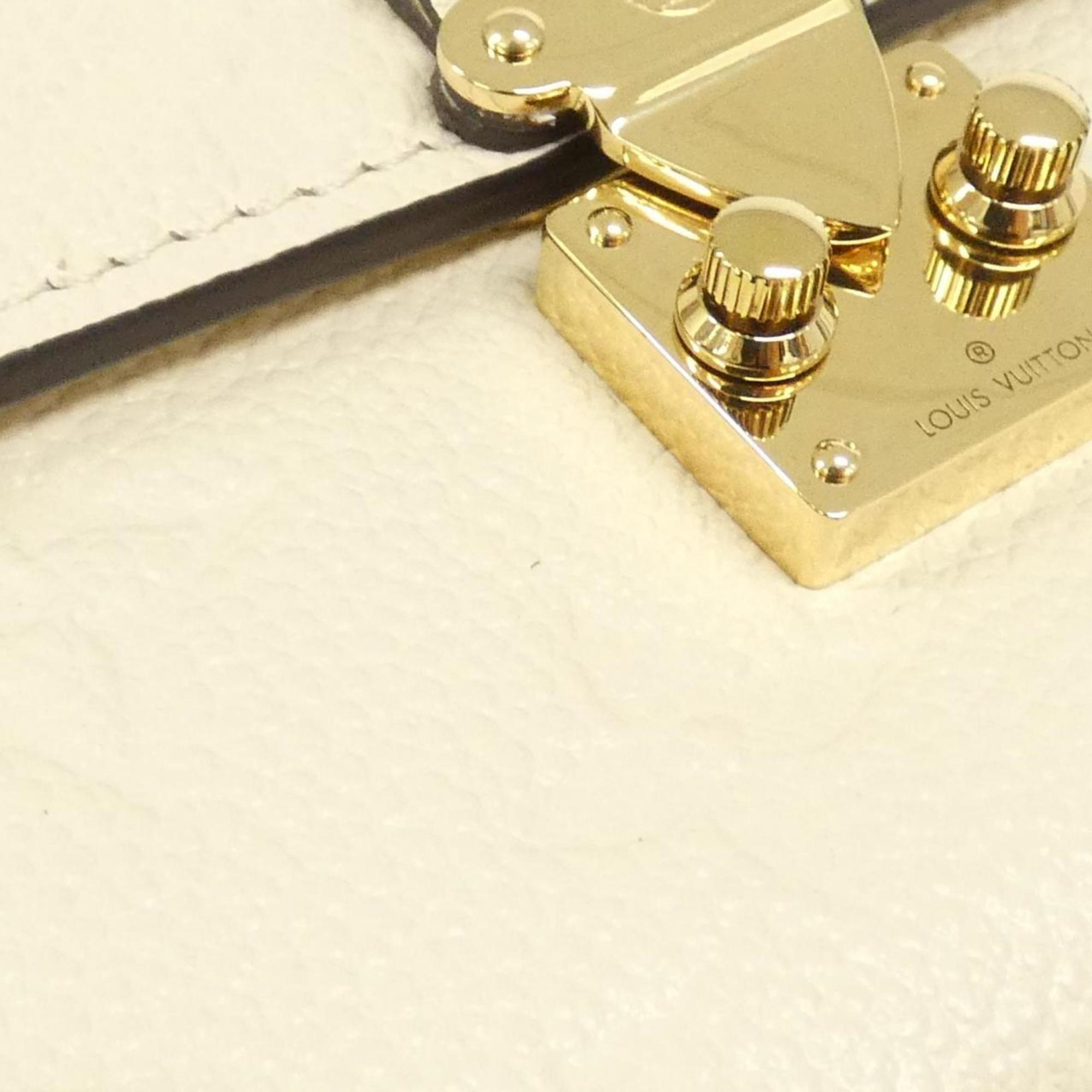 Louis Vuitton Beige Leather Long Wallet