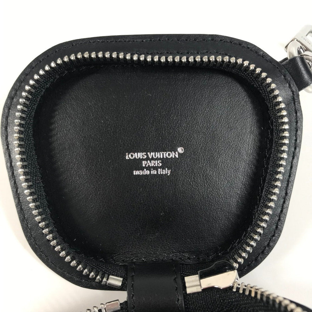 Louis Vuitton Black Multi-Color White Monogram Canvas Coin Purse/Coin Case