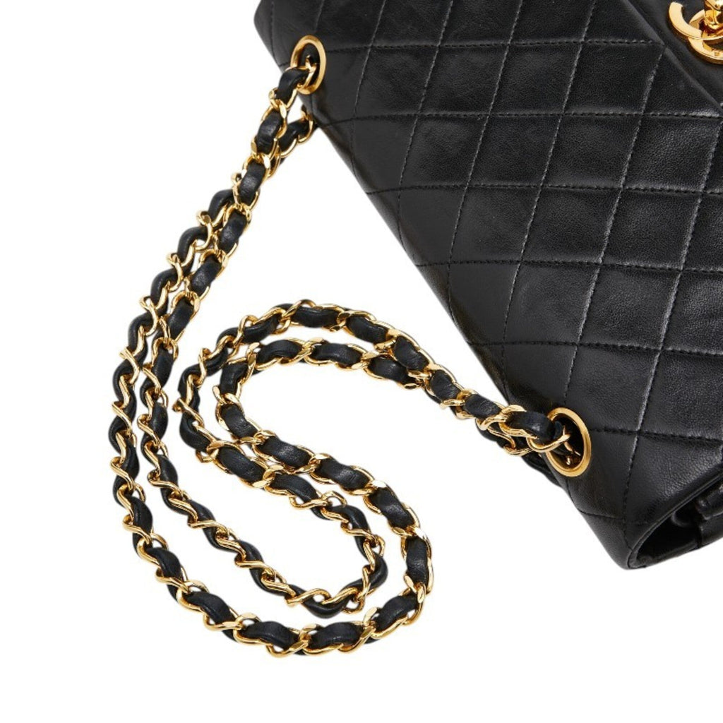 Chanel Black Leather Shoulder Bag