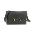 Gucci Black Leather Shoulder Bag (Pre-Owned)