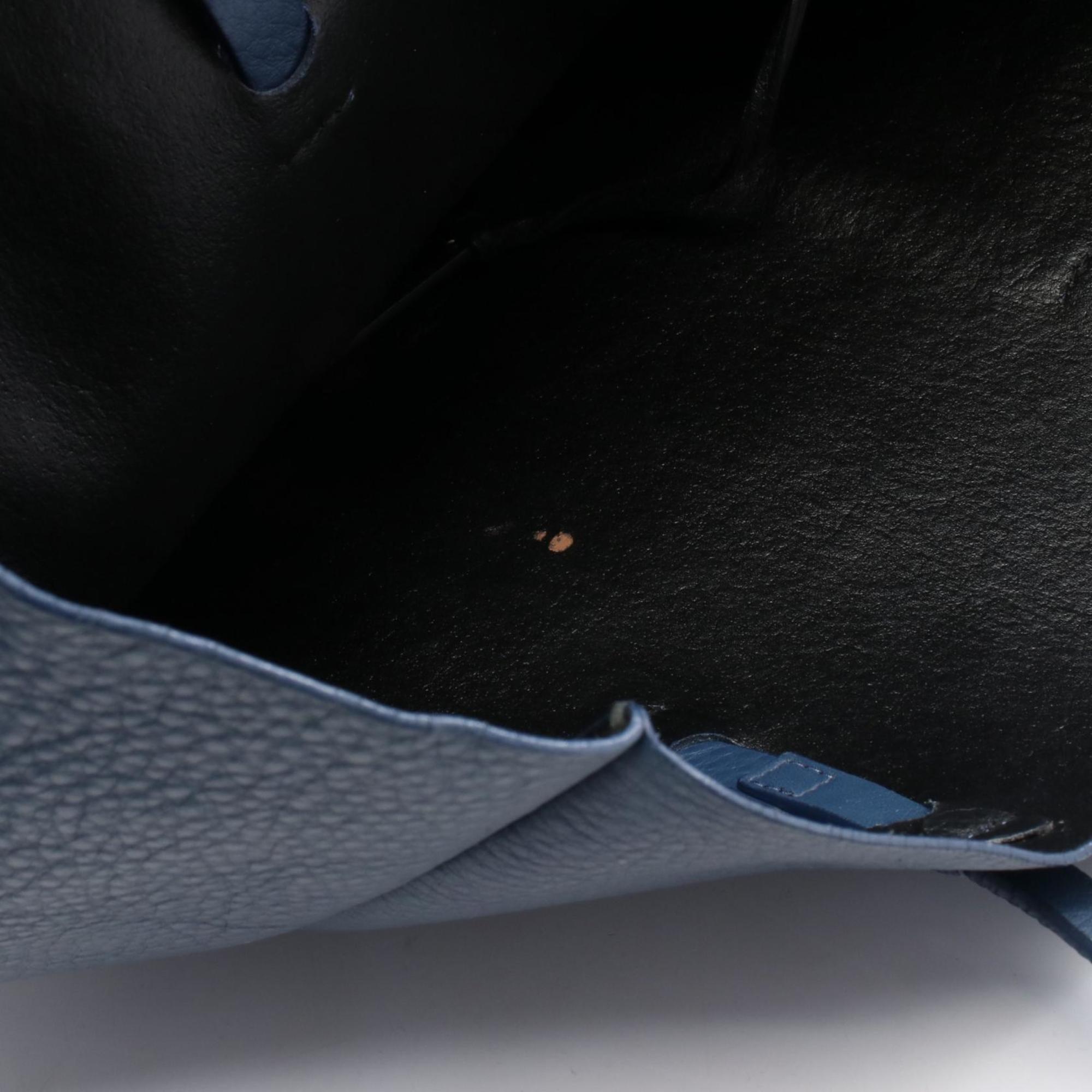Balenciaga Blue Leather Tote