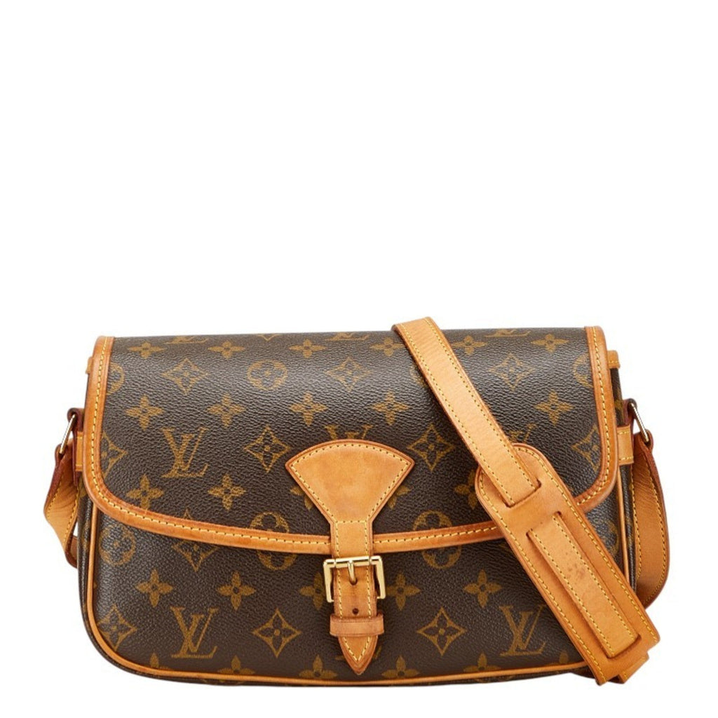 Louis Vuitton Monogram Brown Pvc Leather Shoulder Bag