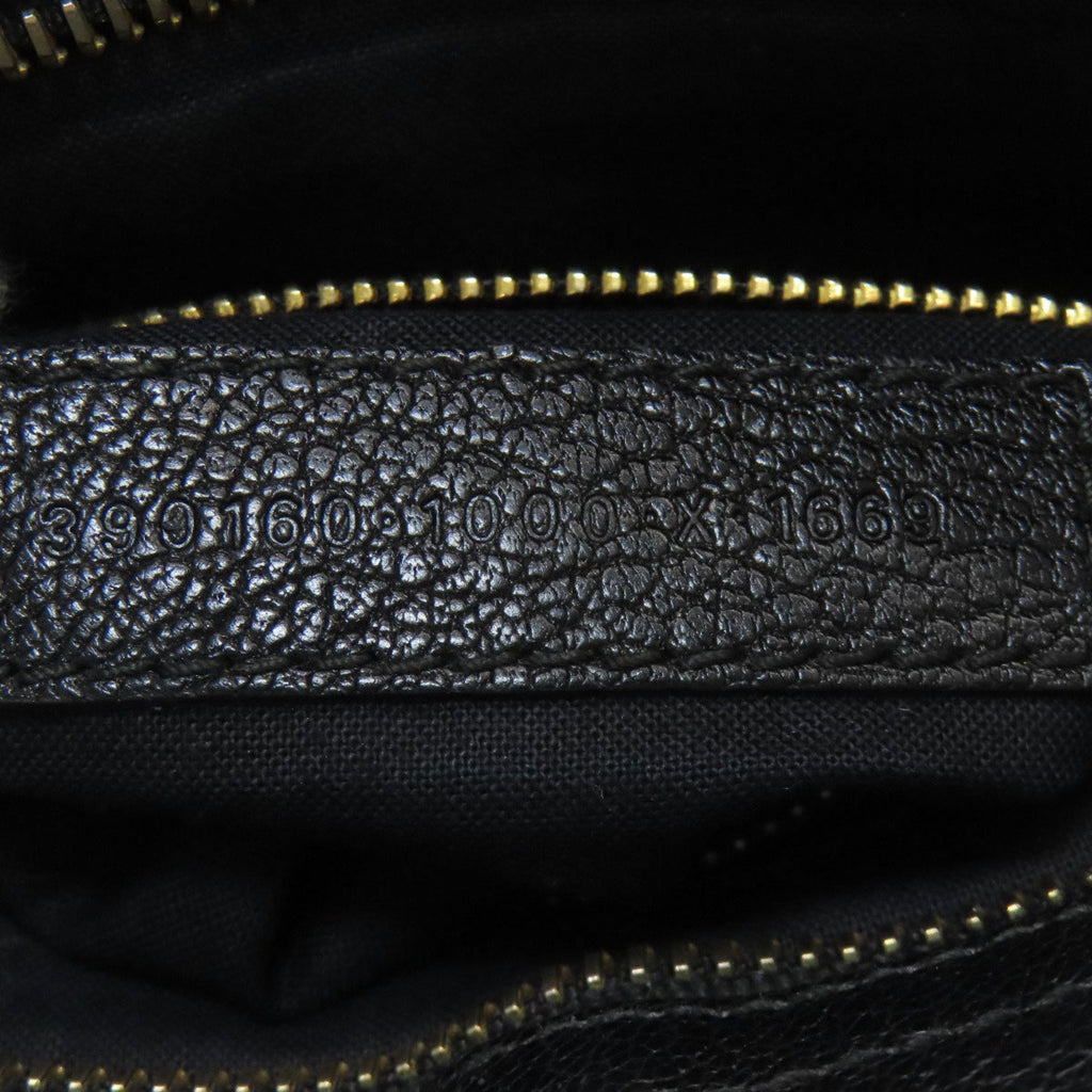 Balenciaga Black Leather Hand
