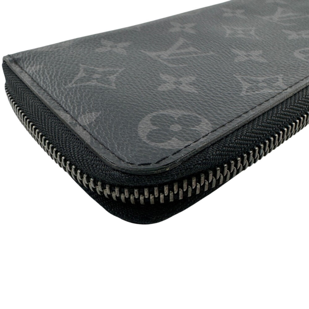 Louis Vuitton Black Leather Long Wallet