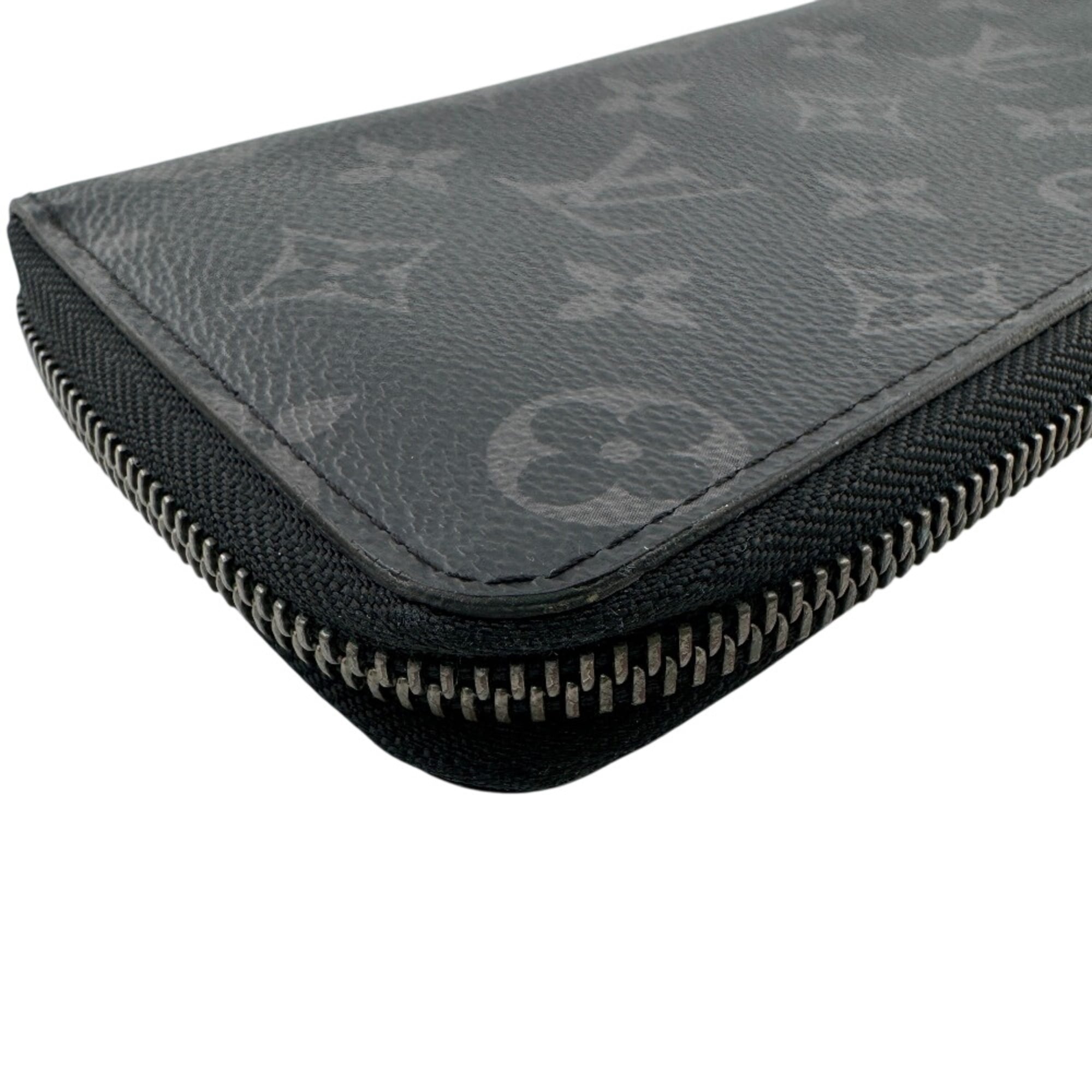 Louis Vuitton Black Leather Long Wallet
