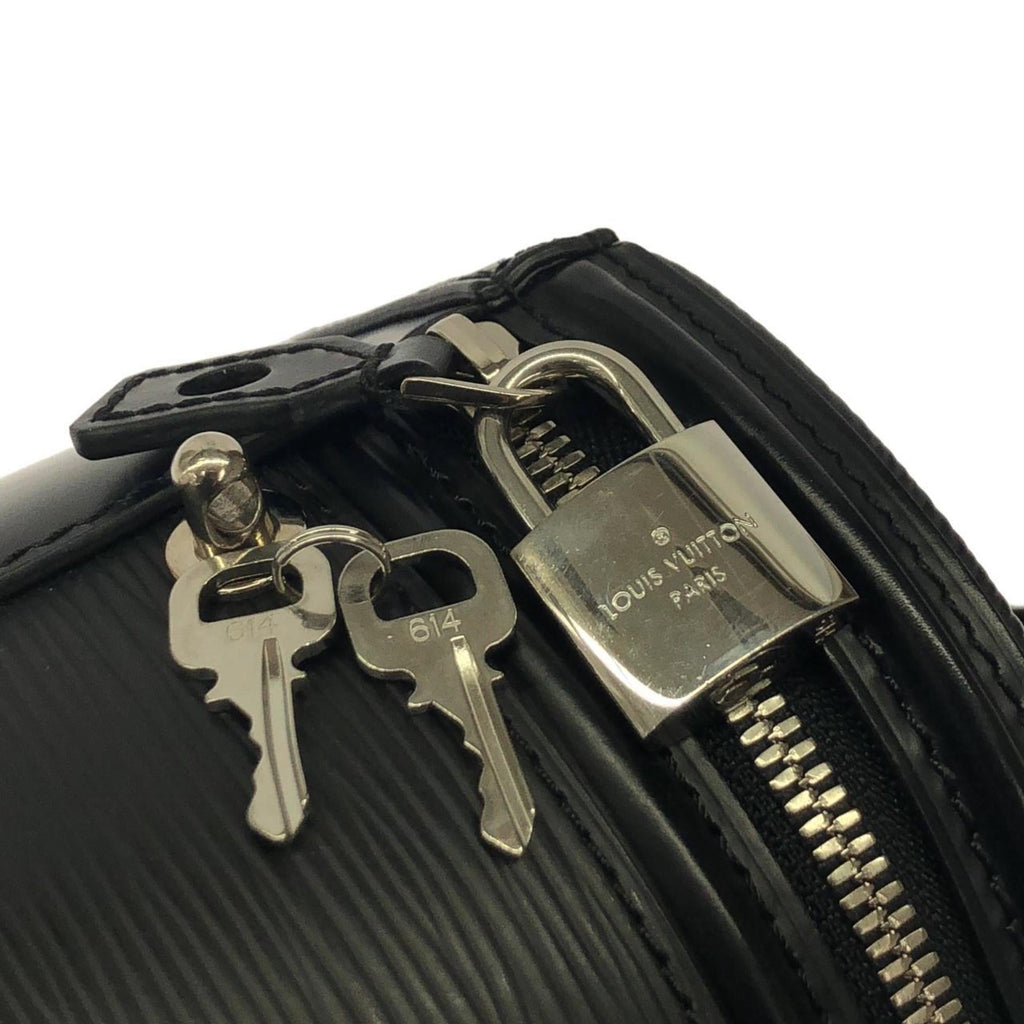 Louis Vuitton Black Leather Handbag