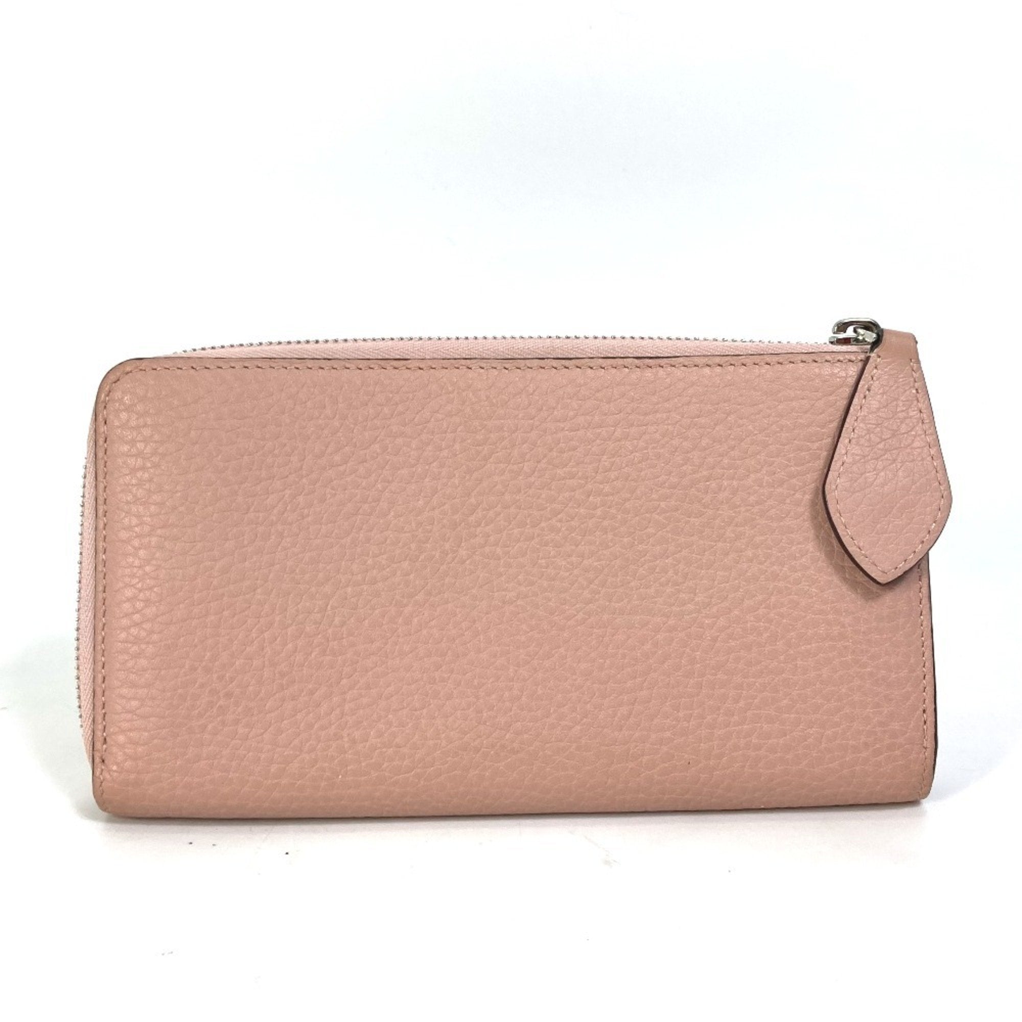 Louis Vuitton Pink Leather Long Wallet