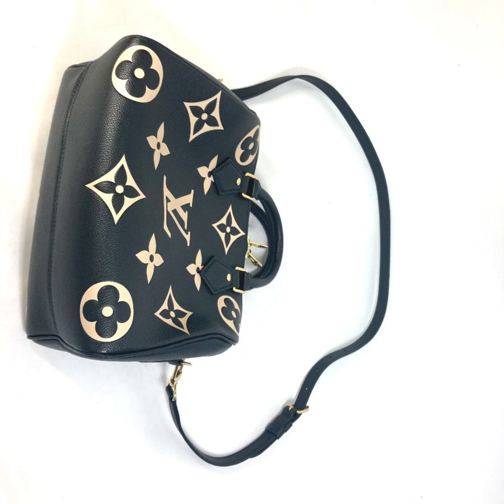 Louis Vuitton Black Monogram Empreinte Boston Bag Handbag Shoulder Bag