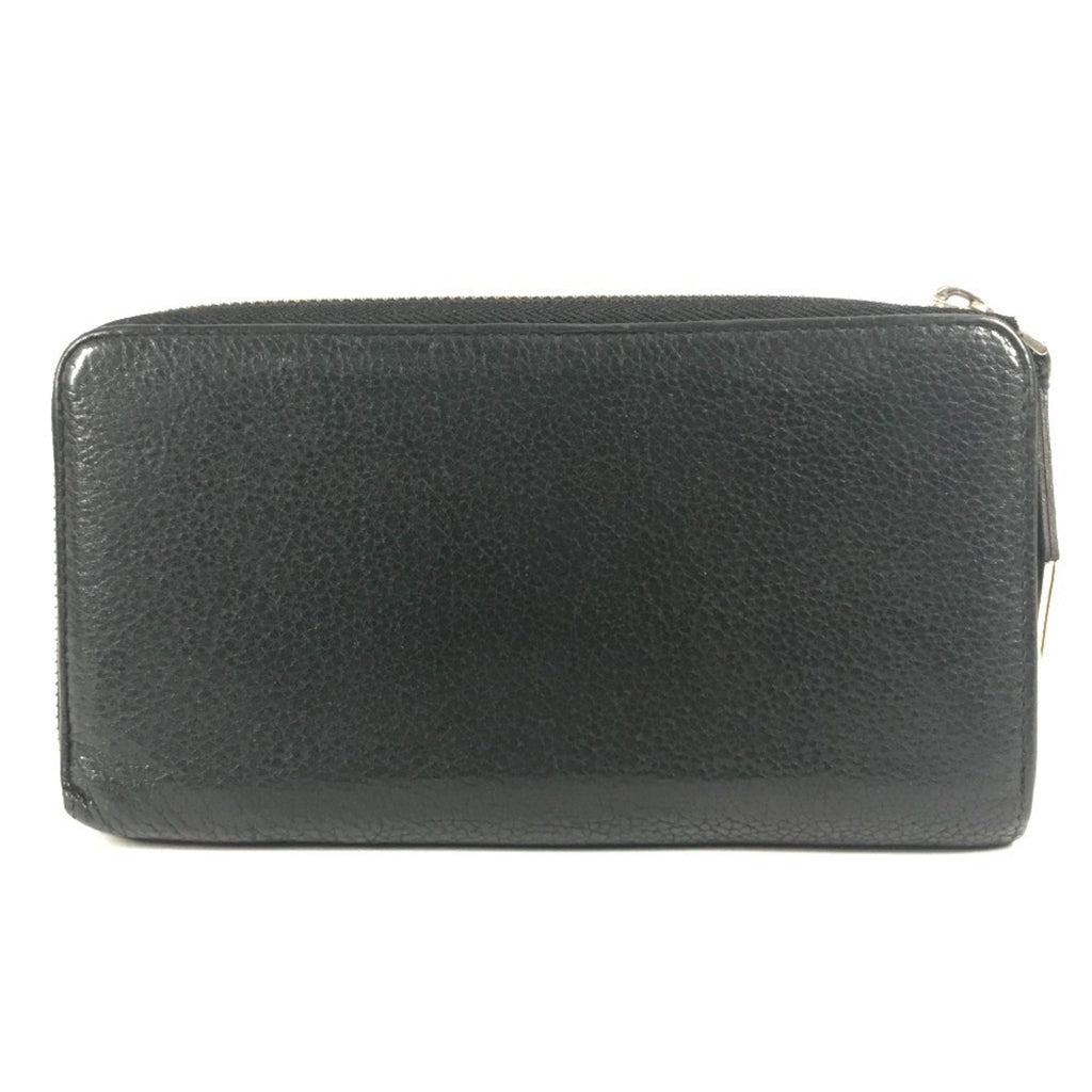Louis Vuitton Black Leather Long Wallet