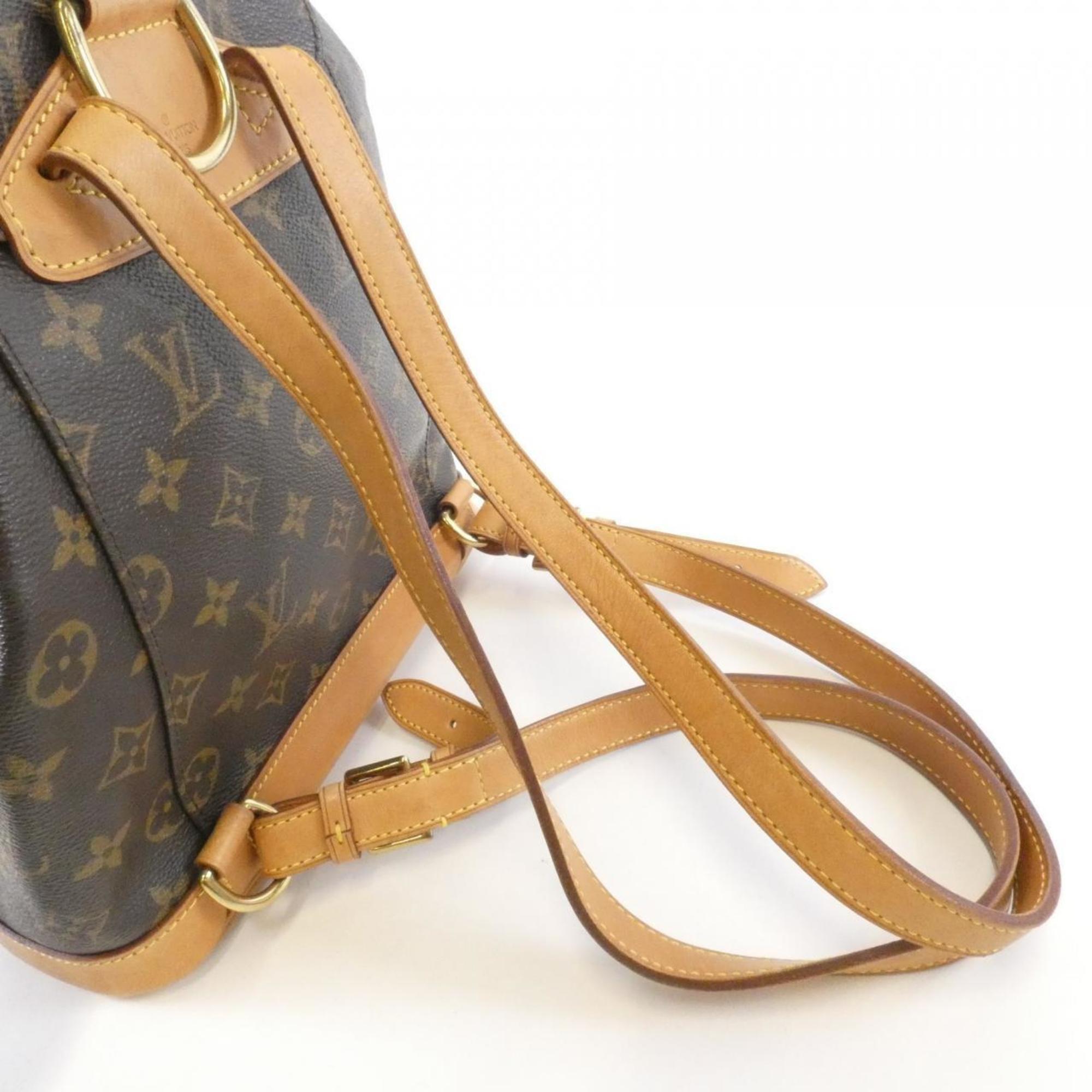 Louis Vuitton Monogram Marron Coated Canvas Backpack
