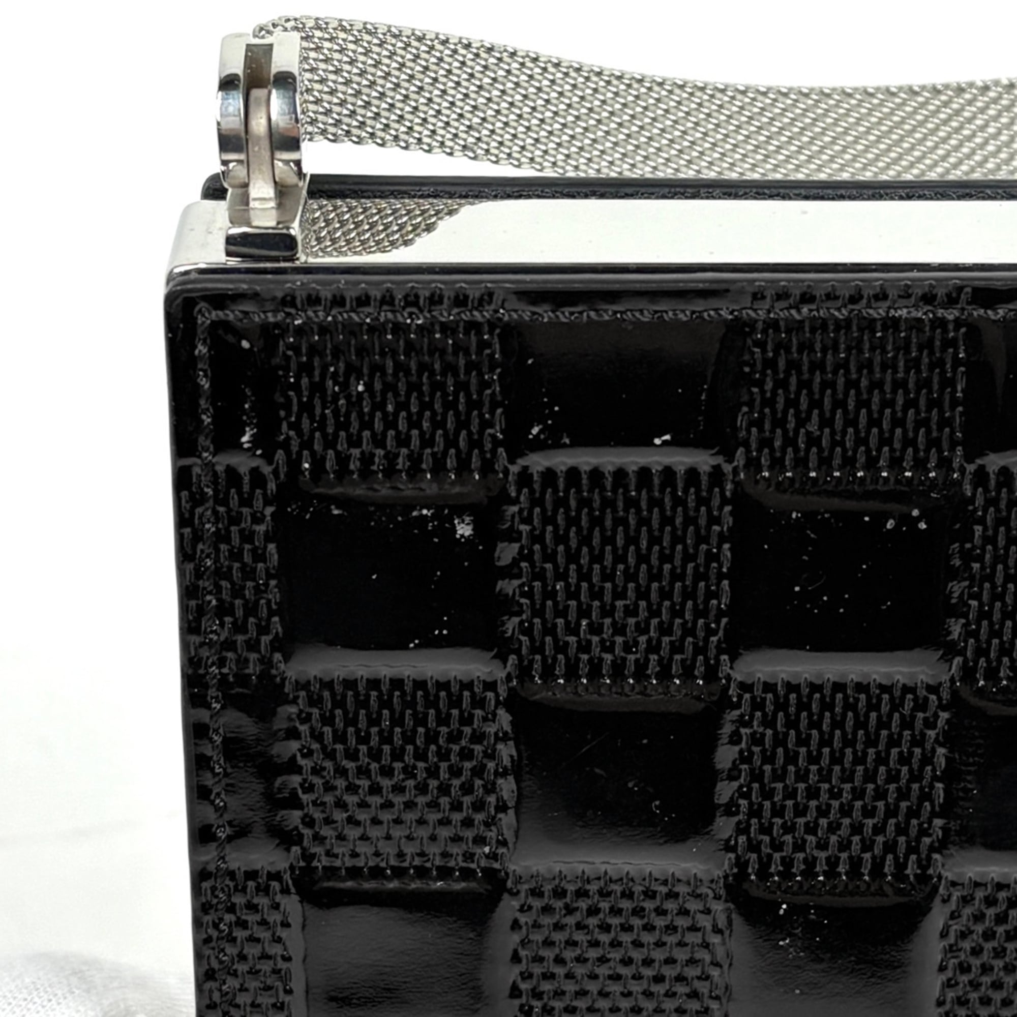 Louis Vuitton Noir Damier Vernis Handbag