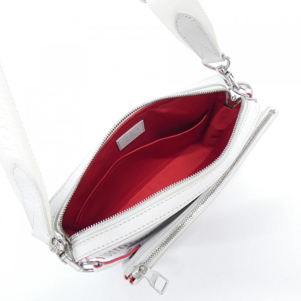 Louis Vuitton Damier Blanc Leather Shoulder Bag