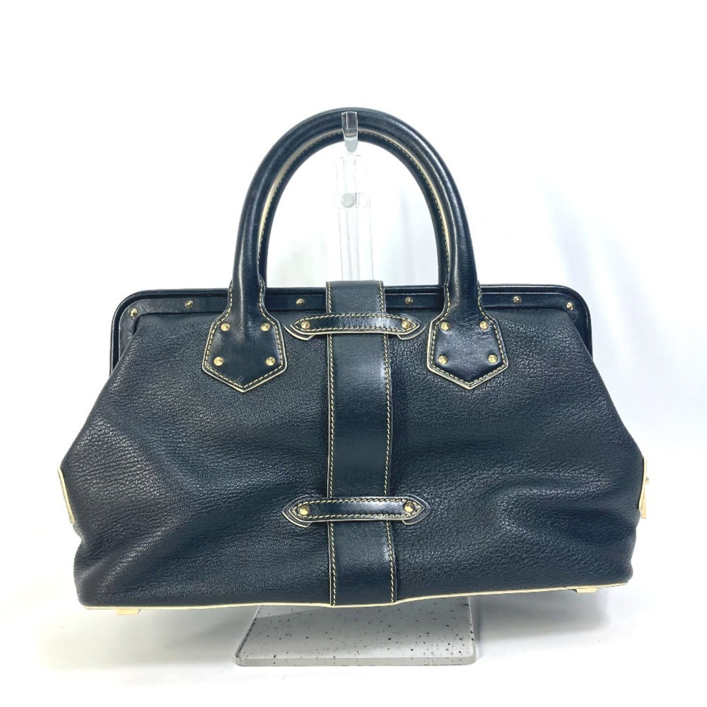 Louis Vuitton Black Noir Suhali Leather Handbag