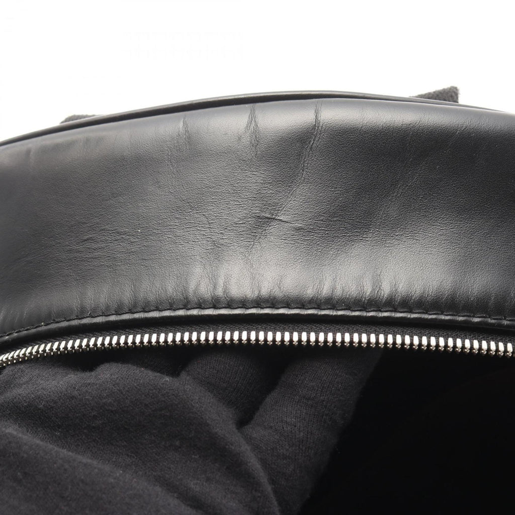Louis Vuitton Black Brown Coated Canvas Leather Backpack