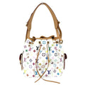 Louis Vuitton Blanc White Monogram Multicolore Shoulder Bag